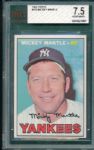 1967 Topps #150 Mickey Mantle BVG 7.5