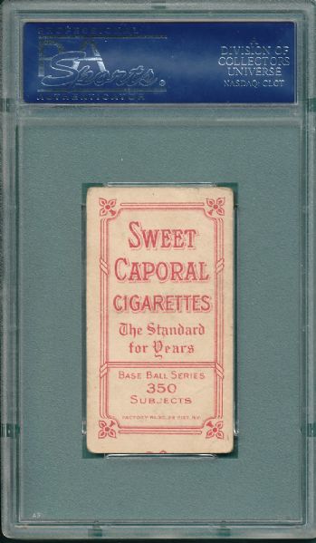 1909-1911 T206 Cobb, Bat On Shoulder, Sweet Caporal Cigarettes PSA 1 *Large Factory Number on Bottom*