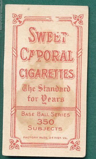 1909-1911 T206 Sullivan, Sweet Caporal Cigarettes Factory 25 *UnConfirmed*