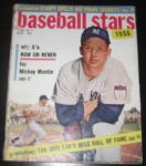 1950s Lot of (2) Baseball Magazines W/Mantle