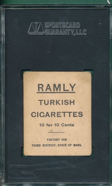 1909 T204 Bill Sweeney Ramly Cigarettes SGC 30