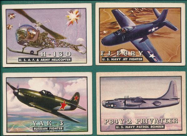 1952 Topps Wings (19) & 1957 Topps Planes (26) Lot of (45)