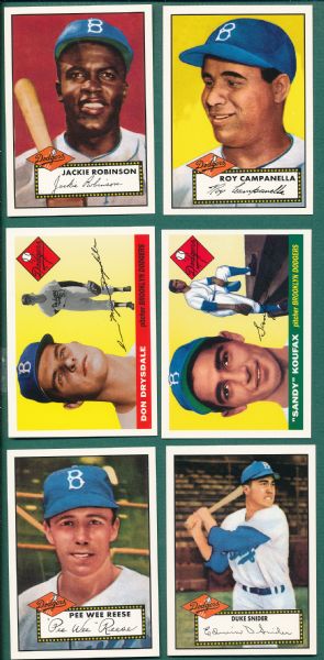 1995 Topps Archives Brooklyn Dodgers 40th Anniversary World Series Set Plus Extras (217) 