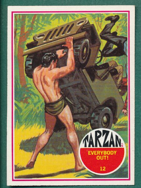 1966 Philadelphia Tarzan (19) card lot