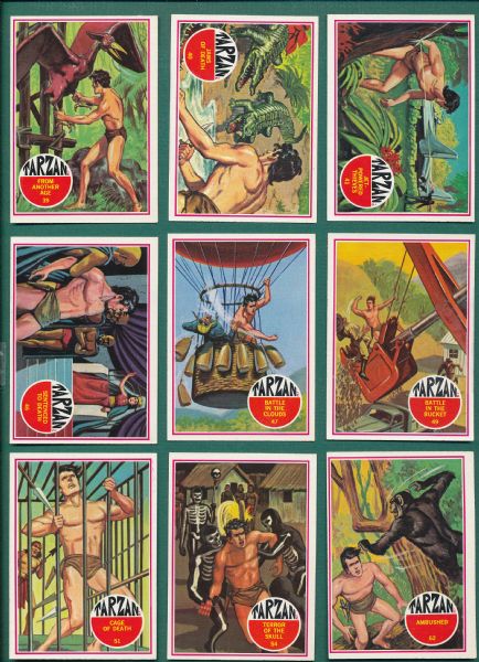 1966 Philadelphia Tarzan (19) card lot