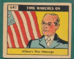 1930s R150 Time Marches On (9) Card Lot W/ Woodrow Wilson