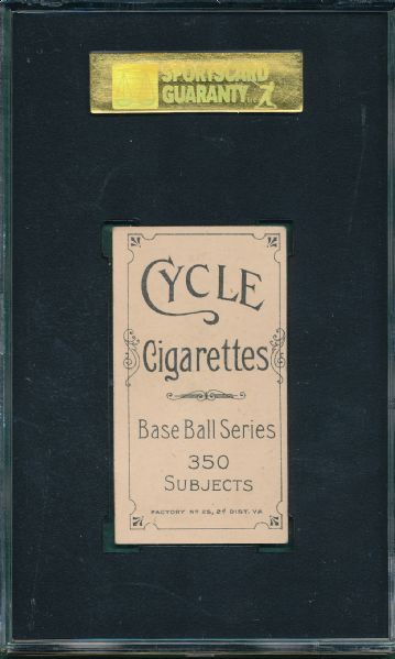 1909-1911 T206 Dessau Cycle Cigarettes SGC 40