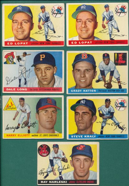 1955 Topps Lot of (31) W/ High #s