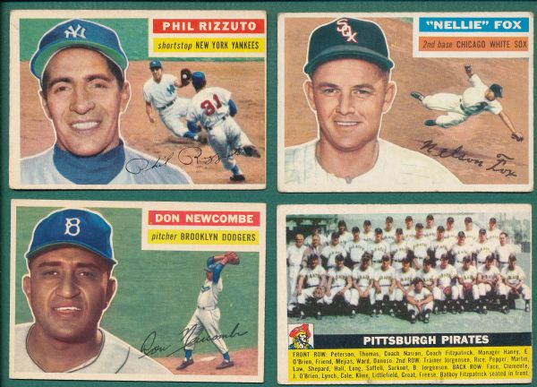 1956 Topps Lot of (50) W/ Rizzuto