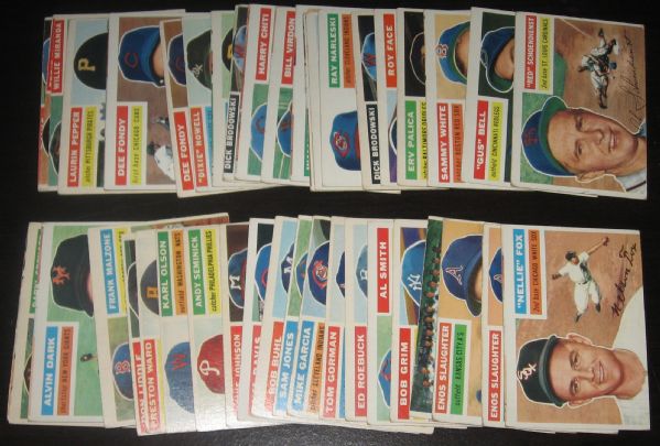 1956 Topps Lot of (50) W/ Rizzuto