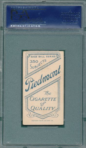 1909-1911 T206 Strang Piedmont Cigarettes PSA 5