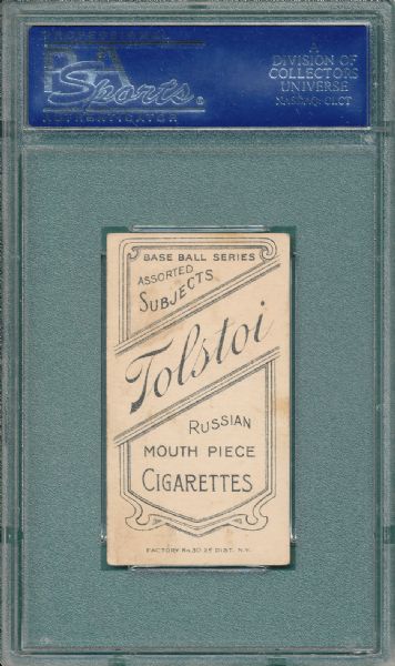 1909-1911 T206 Strang Tolstoi Cigarettes PSA 5