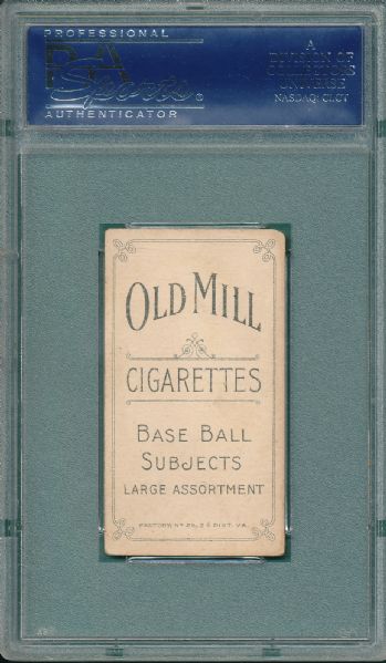 1909-1911 T206 Jackson Old Mill Cigarettes PSA 4