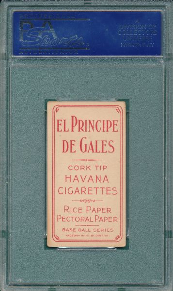1909-1911 T206 Jackson El Principe De Gales Cigarettes PSA 5