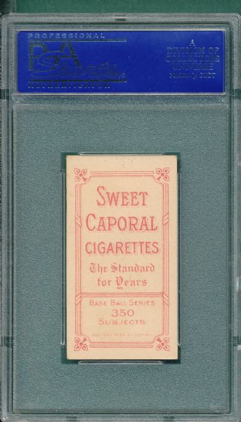 1909-1911 T206 Pfeister, Seated, Sweet Caporal Cigarettes PSA 6