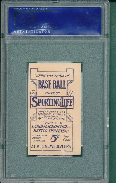 1911 M116 Doc Reisling Sporting Life PSA 6