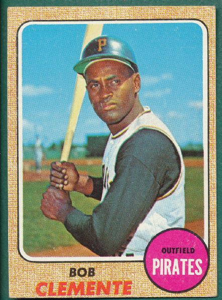 1968 Topps Lot of (10) W/ Clemente