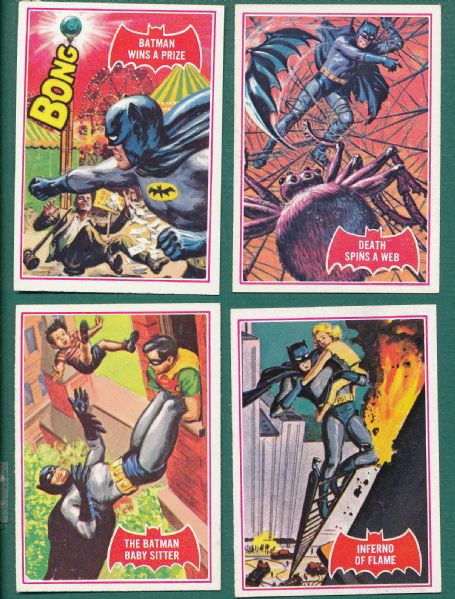 1966 Topps Batman, Black & Red Bats Lot of (38)