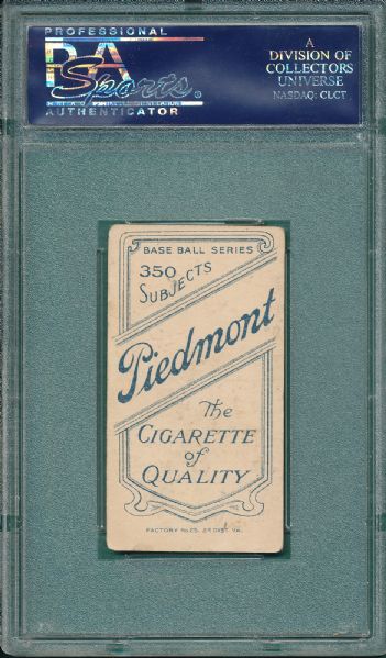 1909-1911 T206 Ritter Piedmont Cigarettes PSA 3