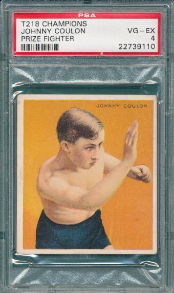 1910 T218 Champions Prize Fighters Lot of (3) PSA 4