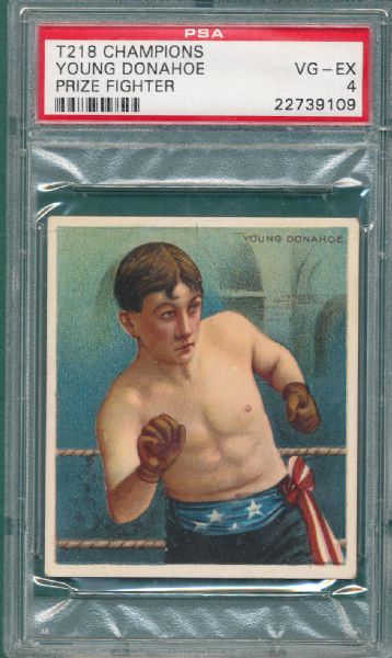 1910 T218 Champions Prize Fighters Lot of (3) PSA 4