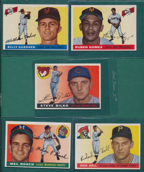 1955 Topps Lot of (13) W/ High #s