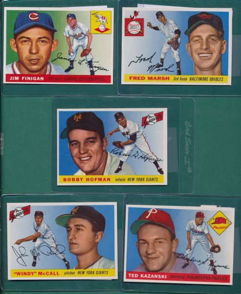 1955 Topps Lot of (13) W/ High #s