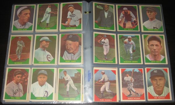 1960 Fleer Baseball Greats Complete Set