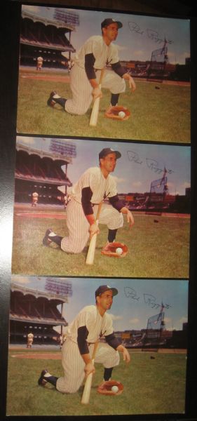 1954 Dormand Large Postcard of Phil Rizzuto Lot of (3)