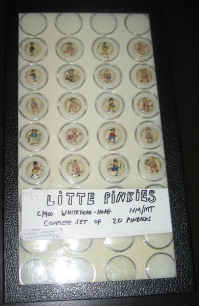 1896 Little Pinkies Whitehead & Hoag Co., Complete Set (20)