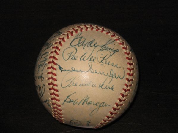 1952 Brooklyn Dodgers Team Signed Ball *Authenticated*