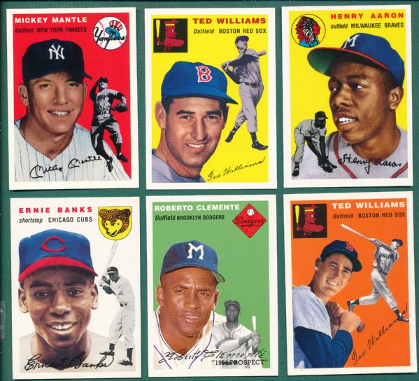 1994 Topps Archives 1954 Reprint Set (259) W/ Mantle & (2) Williams
