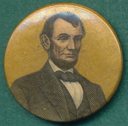 1909-10 Ward's Tip Top Bread Abe Lincoln, Pin Button