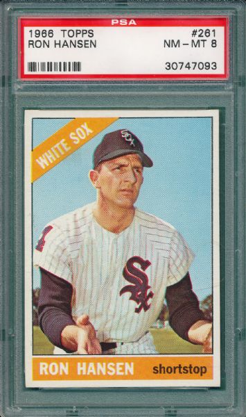 1966 Topps Lot of (3) White Sox W/ Robinson PSA 8