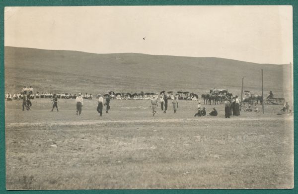 Postcard Depicting A Baseball Game