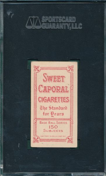 1909-1911 T206 Bransfield Sweet Caparol Cigarettes SGC 55