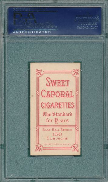 1909-1911 T206 Donlin, Seated, Sweet Caparol Cigarettes PSA 4.5