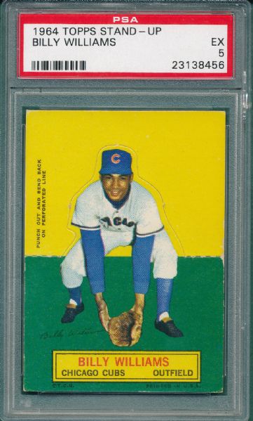 1964 Topps Stand-Up Billy Williams, SP,  PSA 5