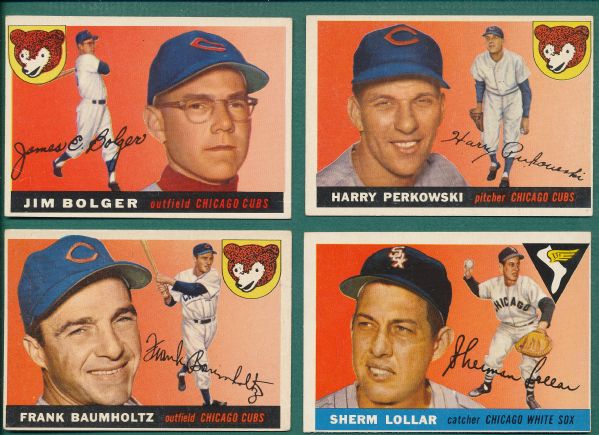 1955 Topps Lot of (7) High Numbers W/ Silvera