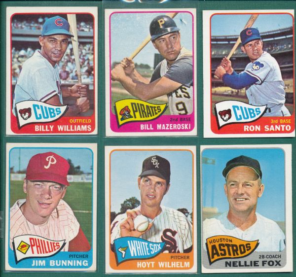 1965 Topps Lot of (95) W/ Billy Williams