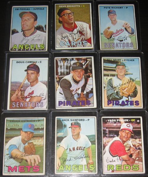 1967 Topps High Number Lot of (12) W/ Tommy John