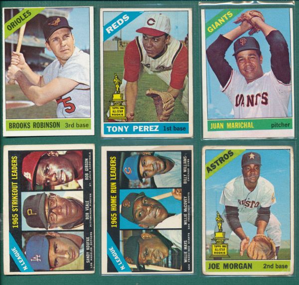 1966 Topps Lot of (110) W/ Mays