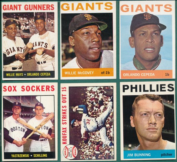 1964 Topps Lot of (196) W/ Mays