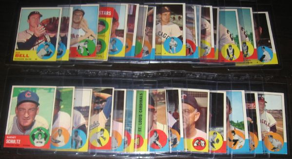 1963 Topps Lot of (303) W/ Mantle