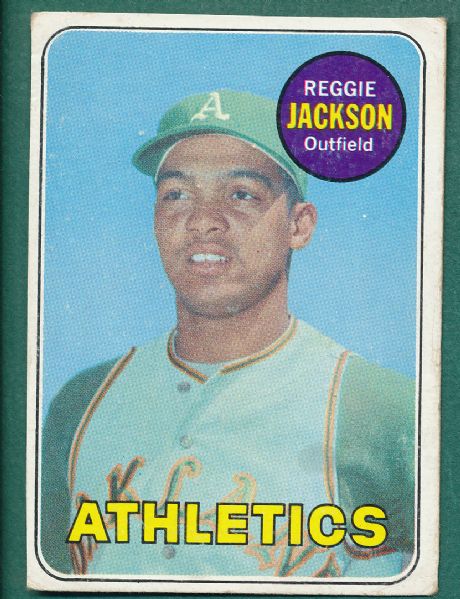1969 Topps #260 Reggie Jackson *Rookie*
