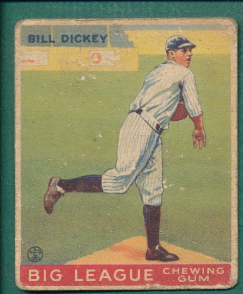 1933 Goudey #19 Bill Dickey 