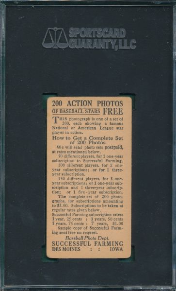 1916 Successful Farming #39 Dan Costello SGC 40 *Only One Graded*