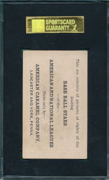1921 E121-80 W. L. Gardner American Caramel Co. SGC 60