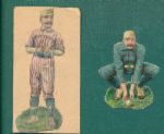 1880s S & S Artistic Baseball Players Lot of (2)