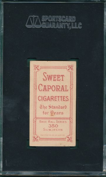1909-1911 T206 Bowerman Sweet Caporal Cigarettes SGC 60